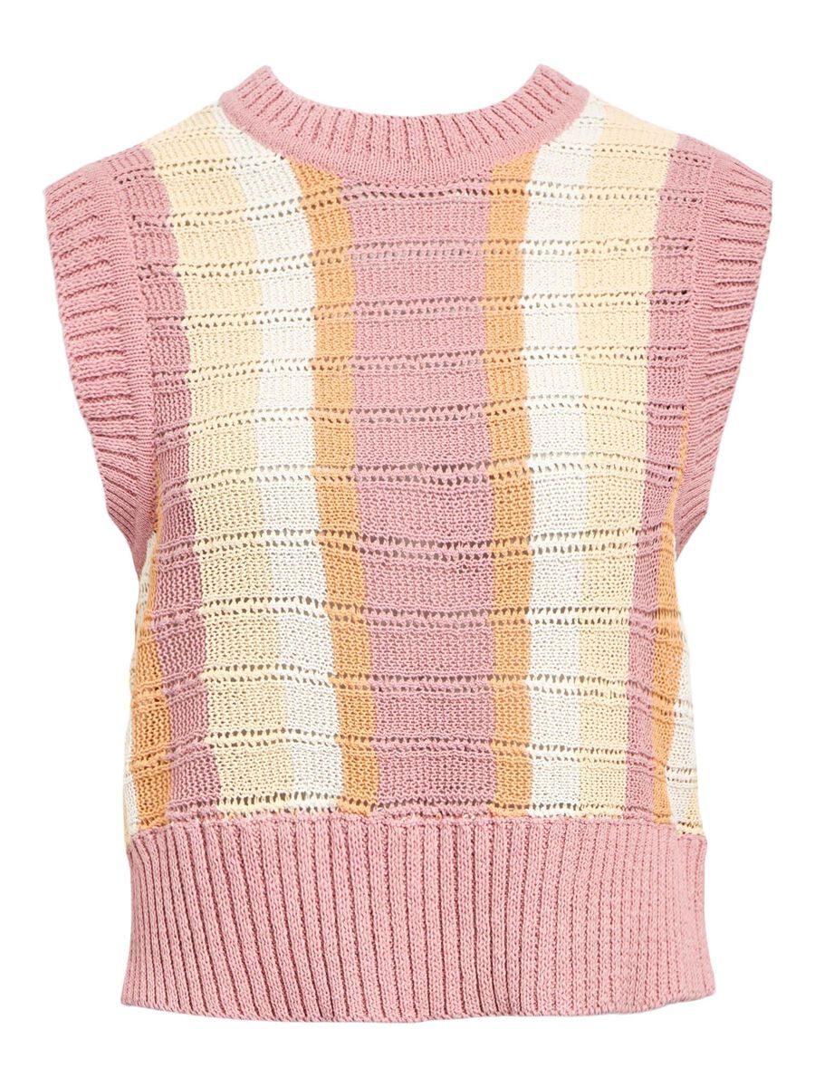 OBJECT STRIPED KNITTED TOP, Rose Elegance, highres - 23046777_RoseElegance_1201251_001.jpg