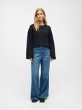 Product image thumbnail - EMBROIDERED SWEATSHIRT, Black | 4