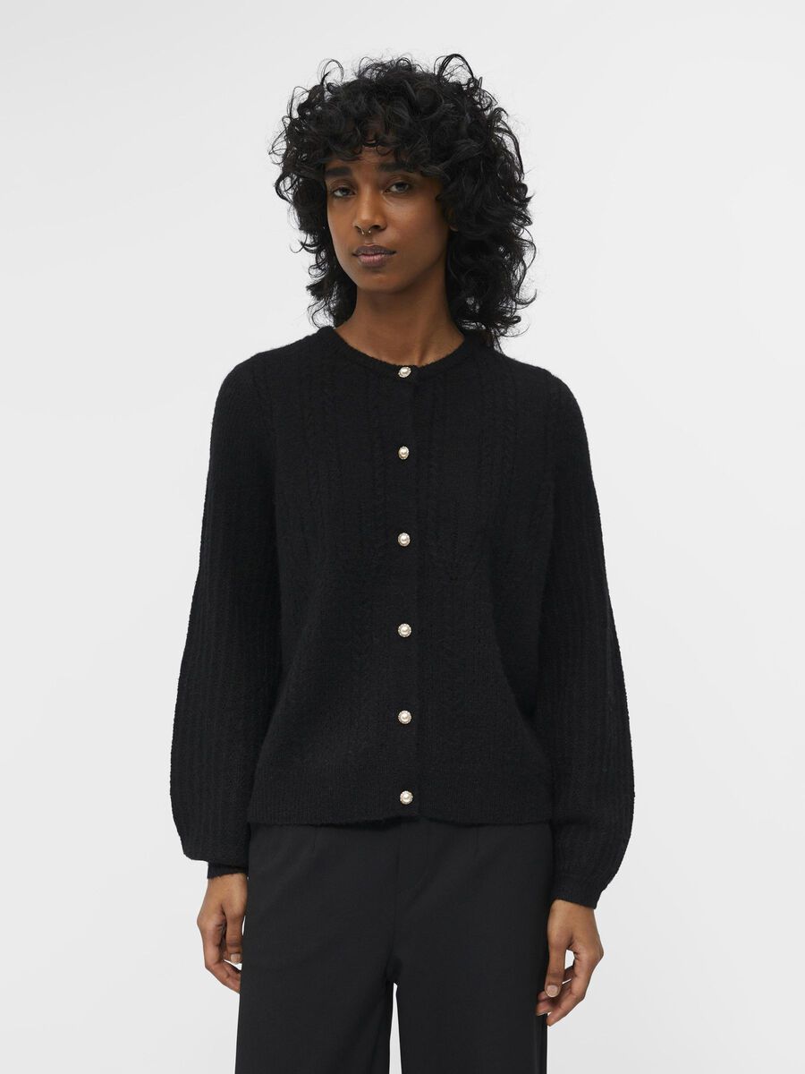 Object Collectors Item ALPACA WOOL BLEND CARDIGAN, Black, highres - 23039648_Black_003.jpg