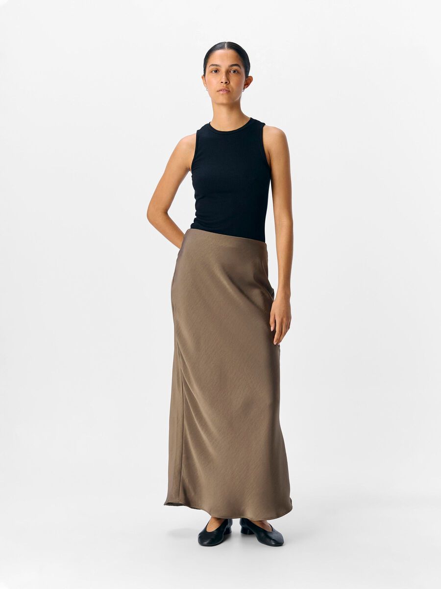 OBJECT SATIN MAXI SKIRT, Morel, highres - 23047410_Morel_005.jpg