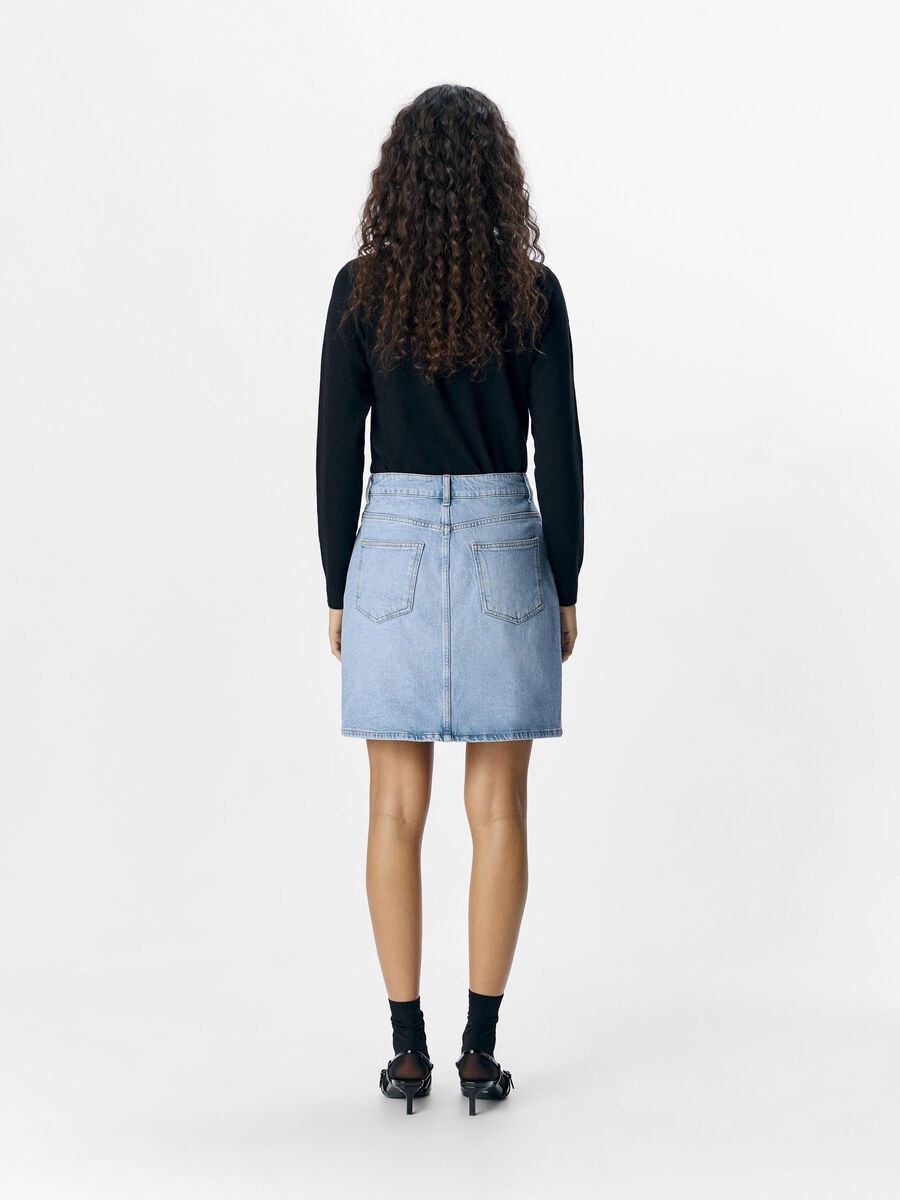 OBJECT EN DENIM MINI-JUPE, Light Blue Denim, highres - 23045632_LightBlueDenim_1161045_004.jpg