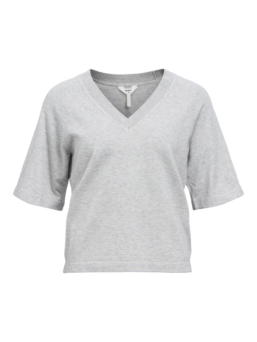 OBJECT OBJTHESS STRICKTOP, Light Grey Melange, highres - 23045806_LightGreyMelange_001.jpg
