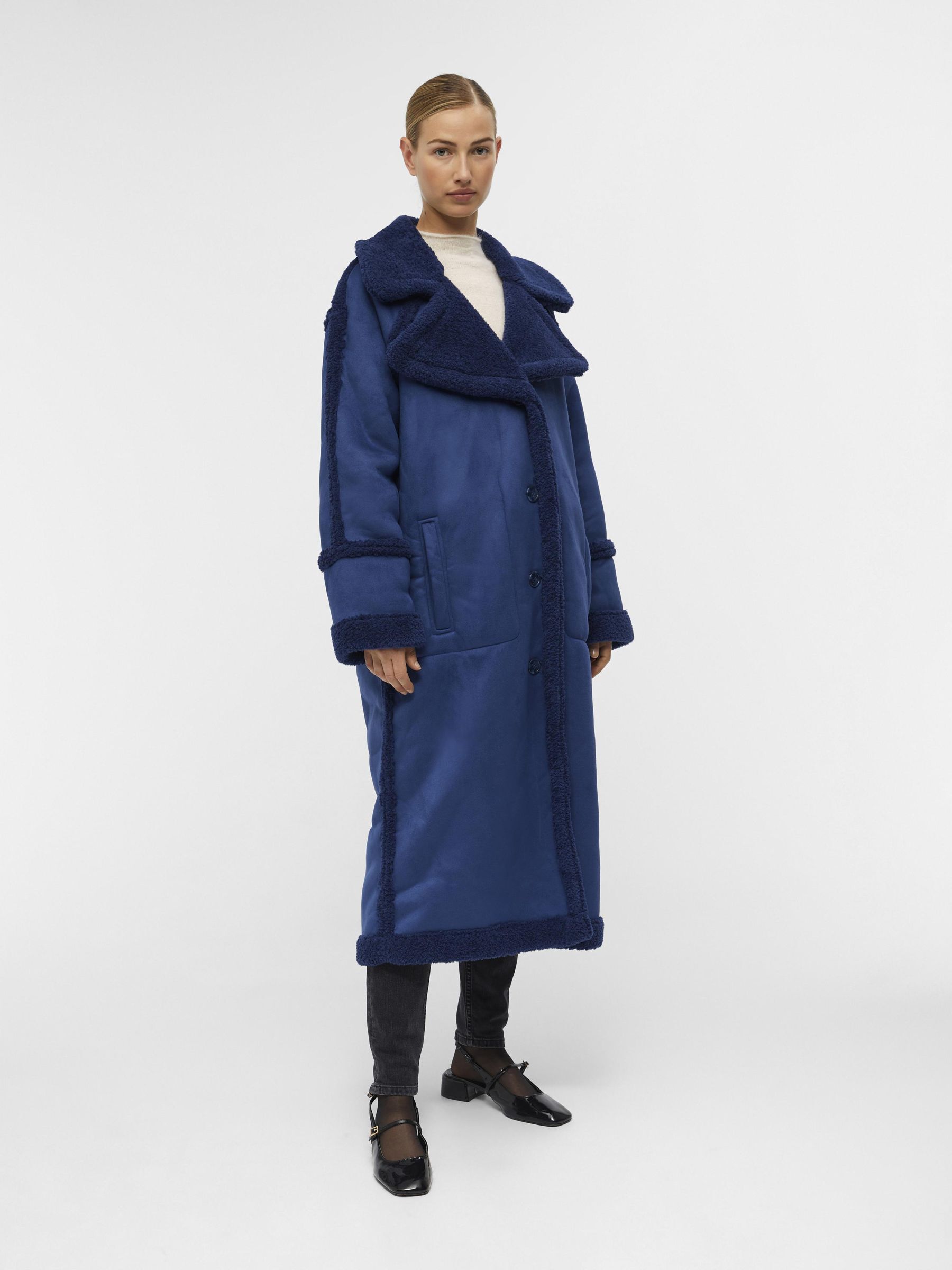 Teddy bear duster coat top