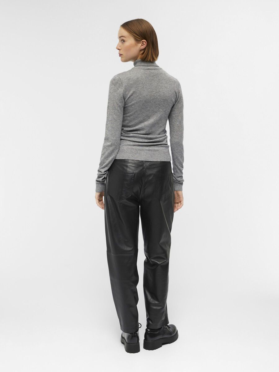 OBJECT OBJTHESS KNITTED PULLOVER, Medium Grey Melange, highres - 23033228_MediumGreyMelange_004.jpg