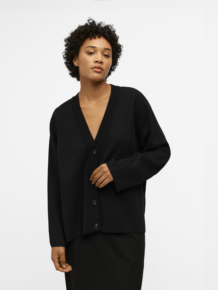 OBJECT OBJESTER CARDIGAN, Black, highres - 23043070_Black_003.jpg