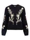 Product image thumbnail - KNITTED PULLOVER, Black | 1