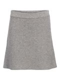 Product image thumbnail - KNITTED MINI SKIRT, Medium Grey Melange | 1