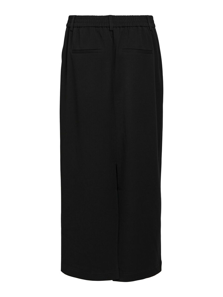 Carousel image - MID WAIST MAXI SKIRT, Black | 2