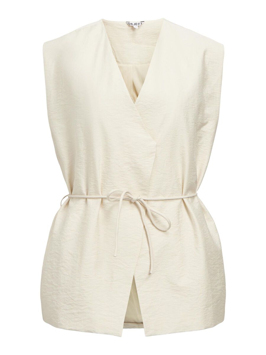 OBJECT TIE-FRONT WAISTCOAT, Sandshell, highres - 23046028_Sandshell_001.jpg