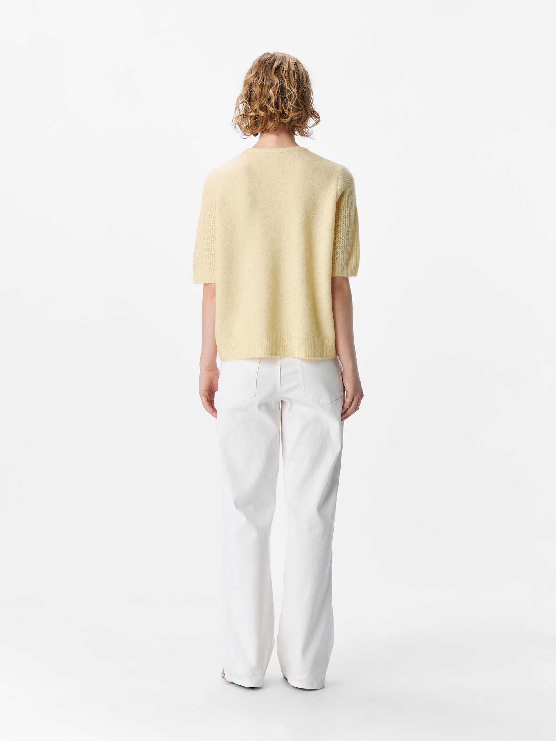 Carousel image - DETAILED CARDIGAN, Pale Banana | 3