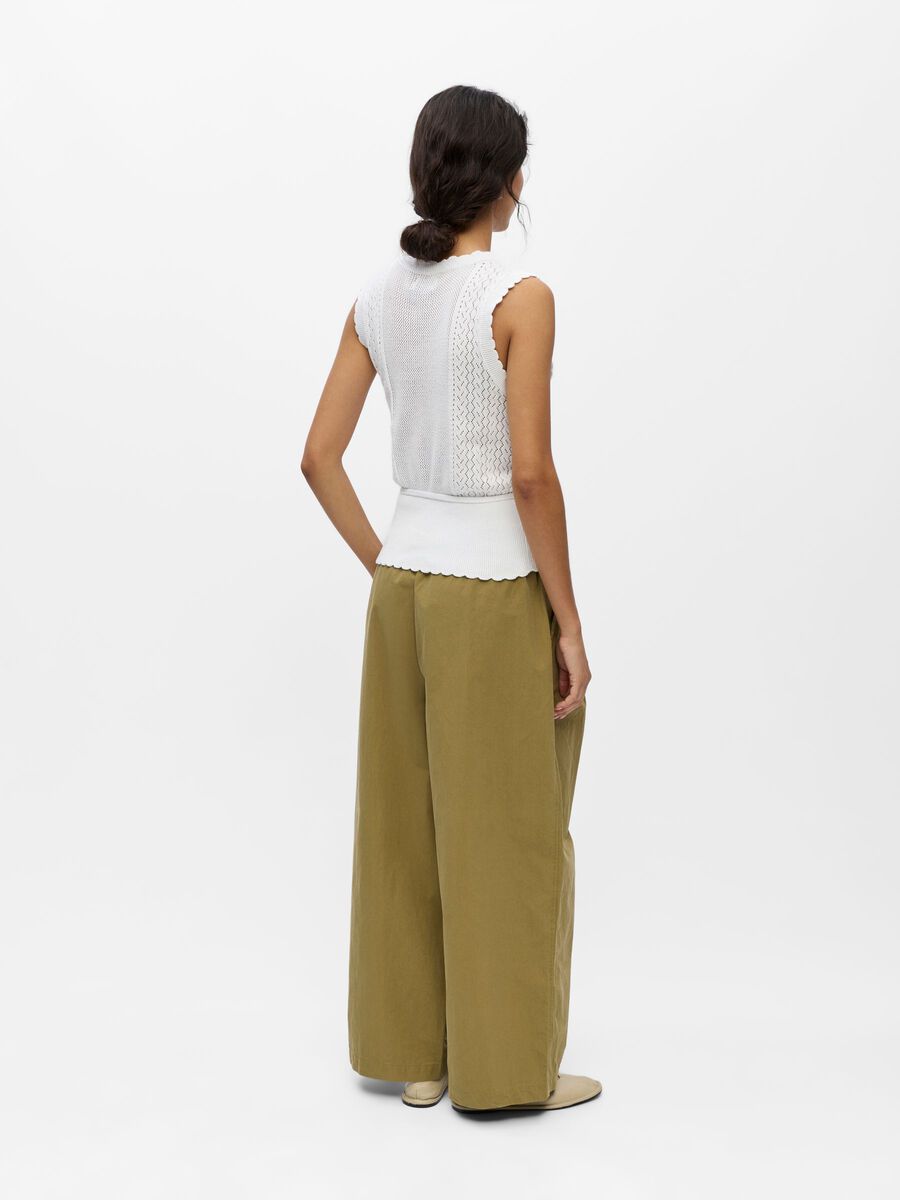 Product carousel image - POINTELLE-STRIK TOP, White | 2