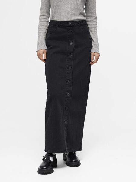 Object Collectors Item LONG JUPE EN JEAN, Black Denim, highres - 23044803_BlackDenim_003.jpg
