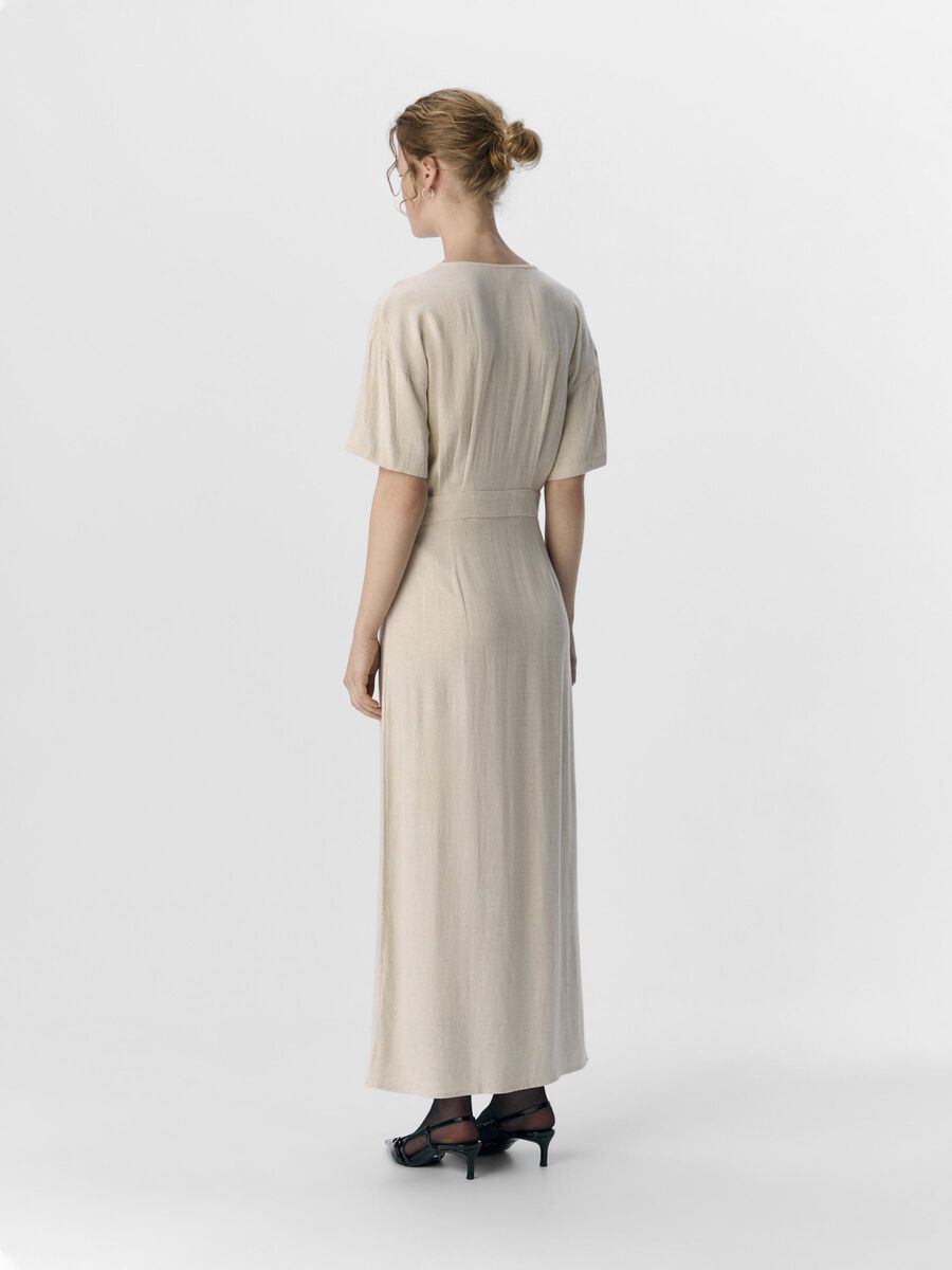 OBJECT MAXI WRAP DRESS, Sandshell, highres - 23045712_Sandshell_004.jpg