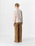 Product image thumbnail - KNITTED JUMPER, White Sand | 3