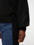 Object Collectors Item EMBROIDERED CARDIGAN, Black, highres - 23040945_Black_006.jpg
