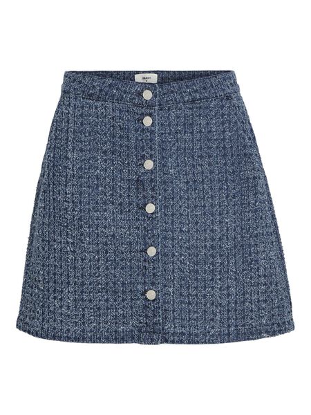Object Collectors Item TEXTURÉE JUPE EN JEAN, Dark Blue Denim, highres - 23042883_DarkBlueDenim_001.jpg