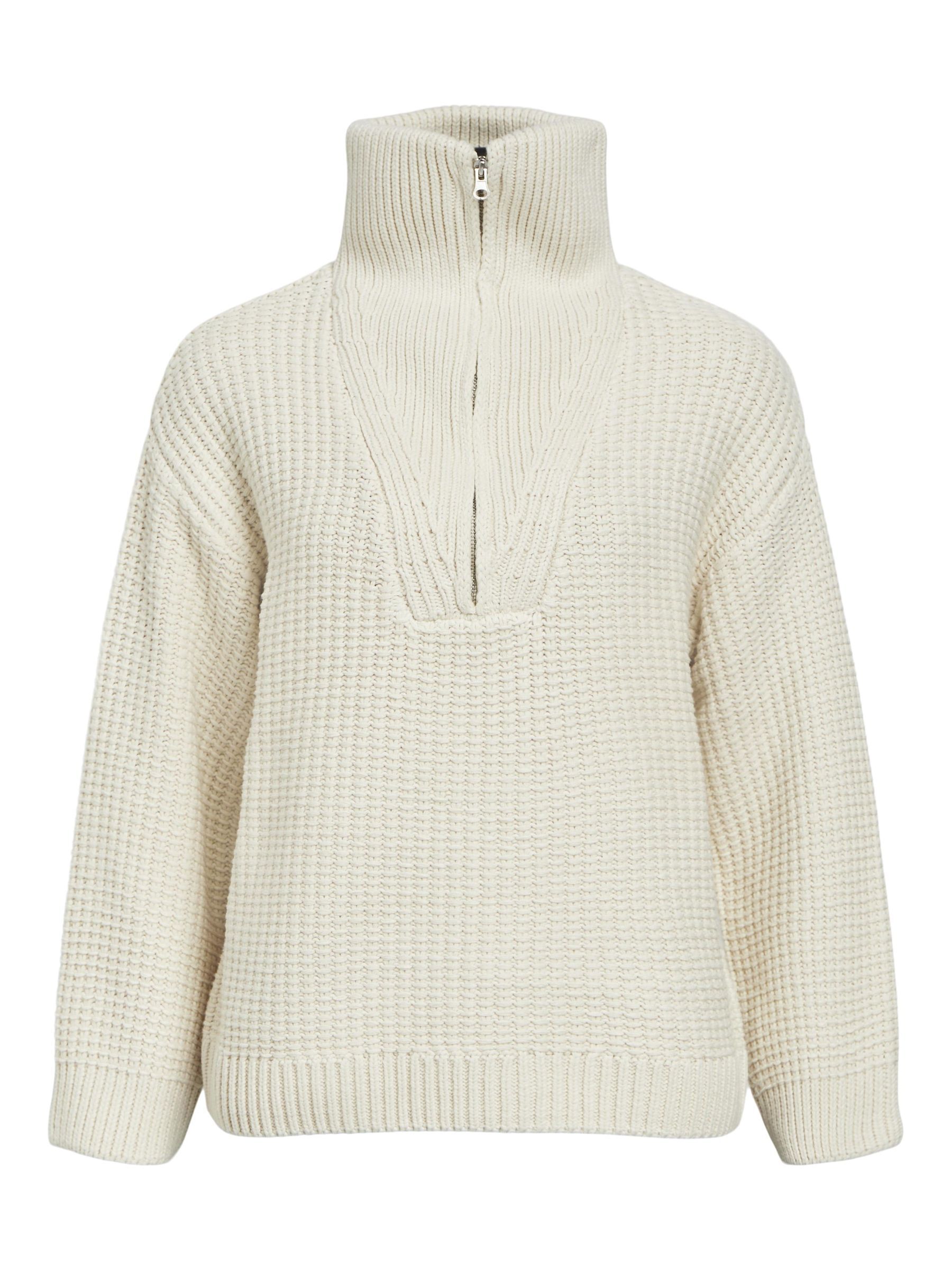 HALF ZIP KNITTED PULLOVER