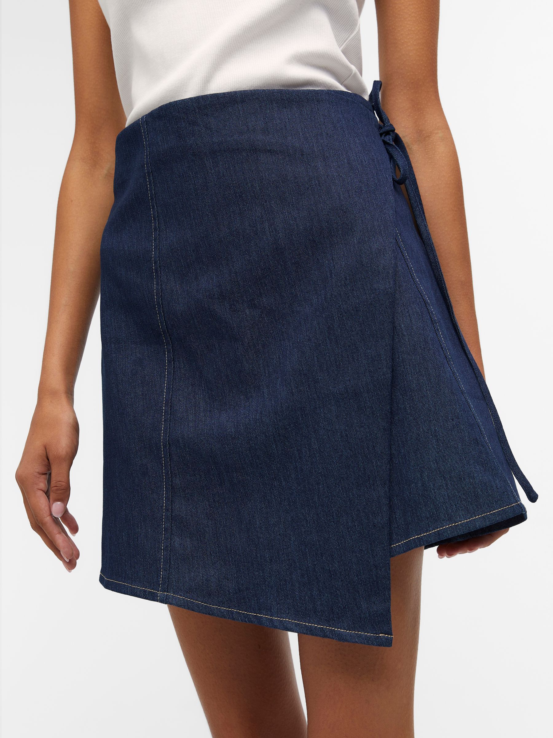 Sportsgirl denim wrap skirt online