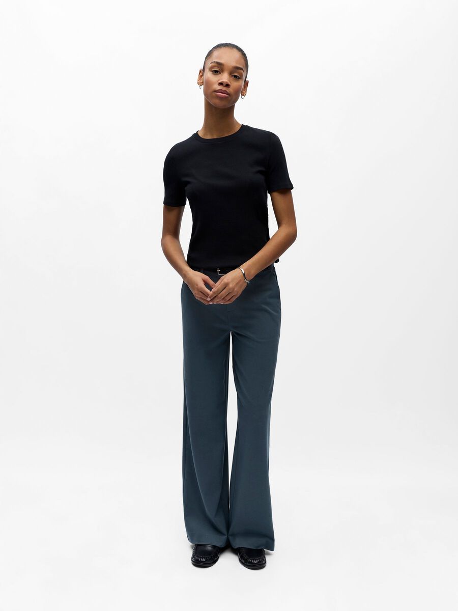 Carousel image - OBJLISA TROUSERS, Dark Slate | 4