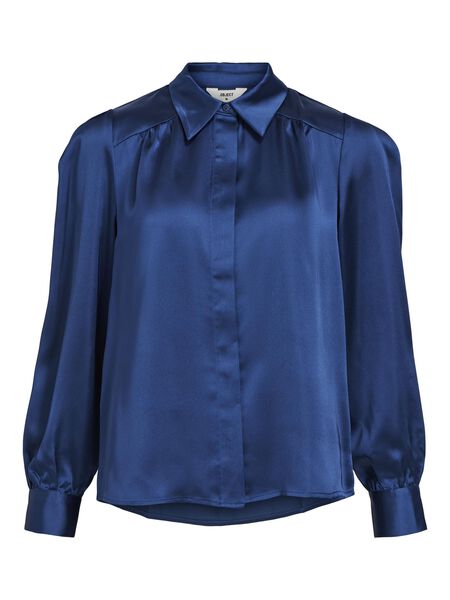 Object Collectors Item SATEEN SHIRT, Estate Blue, highres - 23042282_EstateBlue_001.jpg