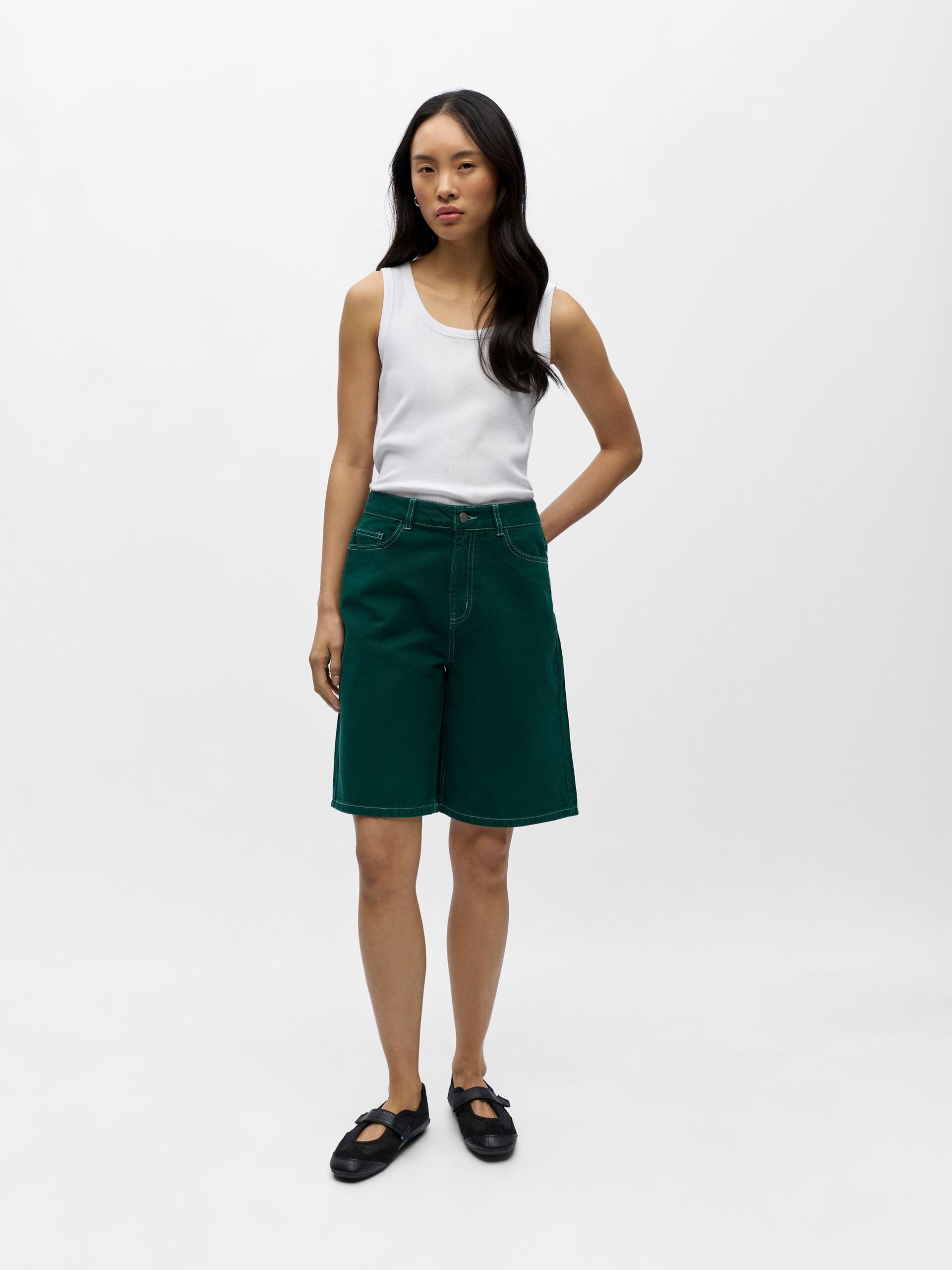 HIGH RISE SHORTS | Grün | .OBJECT CI Deutschland