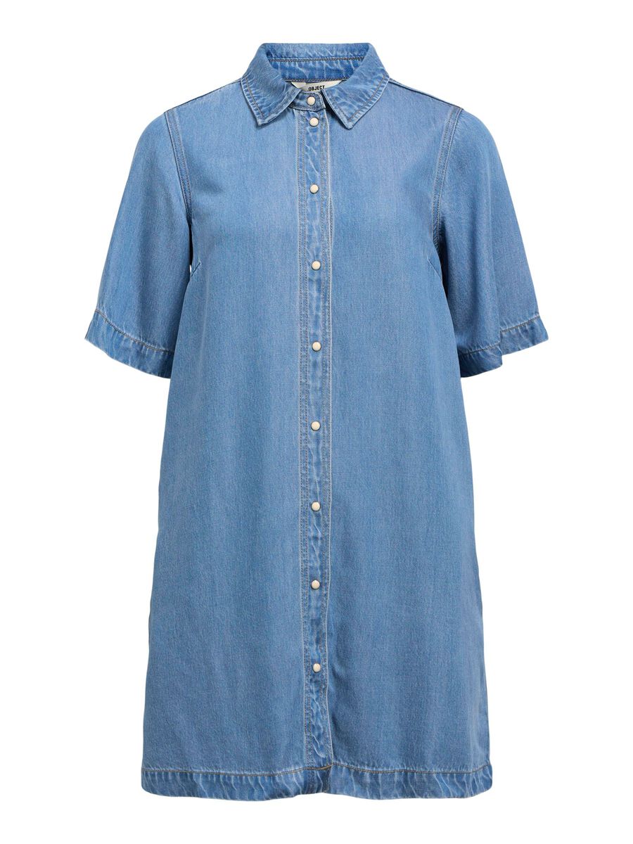 OBJECT DENIM MINI DRESS, Light Blue Denim, highres - 23045685_LightBlueDenim_001.jpg