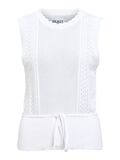 Product image thumbnail - POINTELLE-STRIK TOP, White | 1
