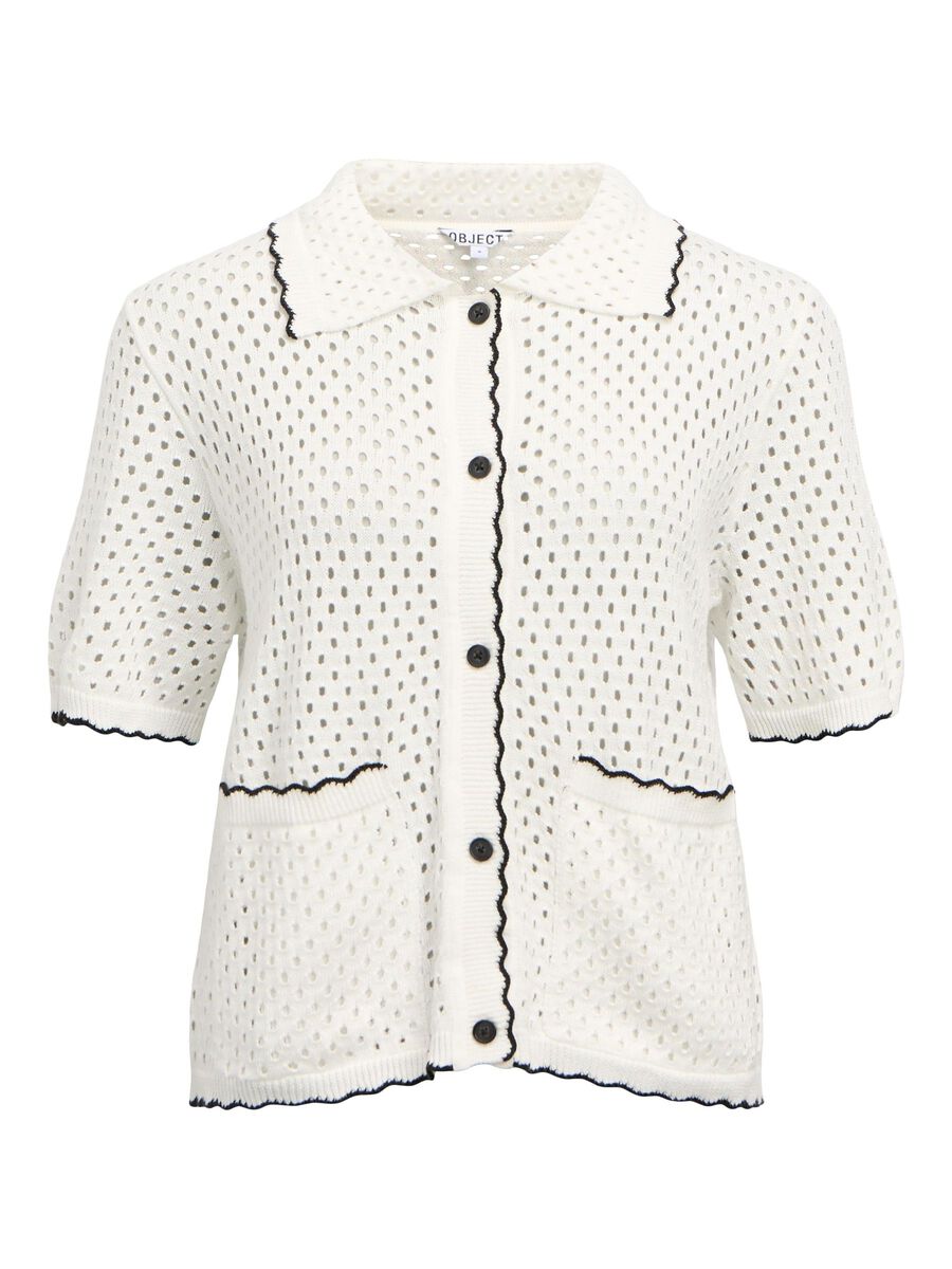 OBJECT SHORT SLEEVED CARDIGAN, Cloud Dancer, highres - 23048157_CloudDancer_1236615_001.jpg