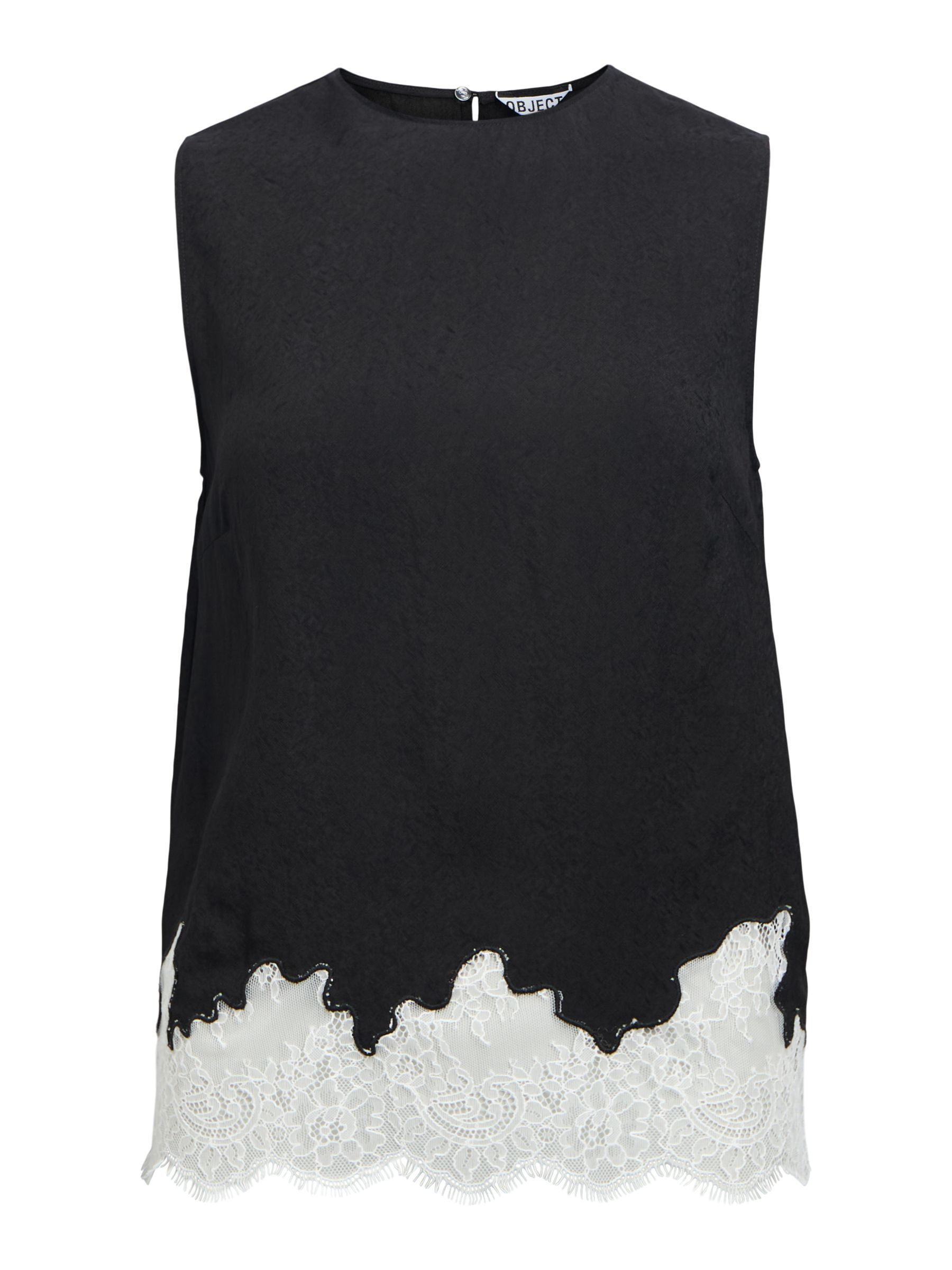 LACE TOP | Black | .OBJECT CI UK