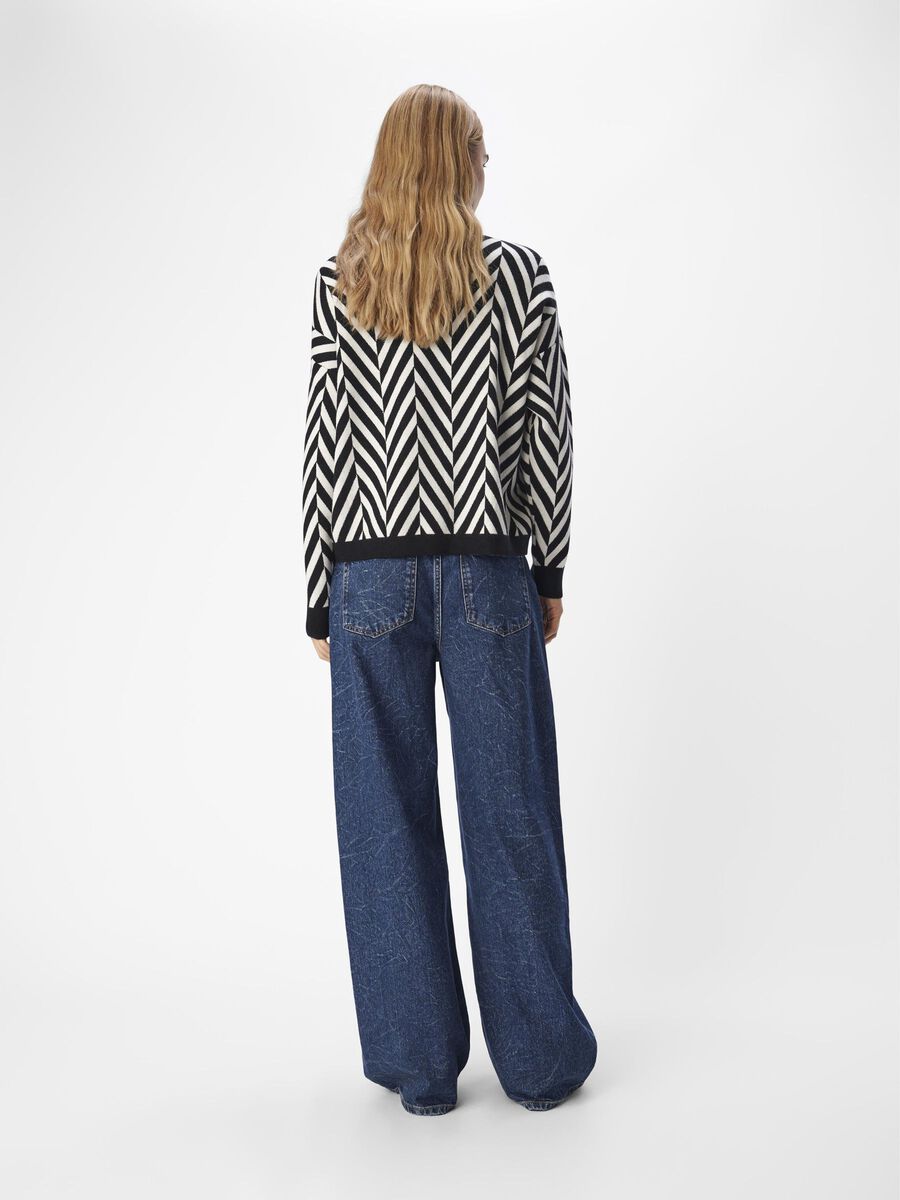 OBJECT EN MAILLE PULLOVER, Black, highres - 23044642_Black_1160763_004.jpg