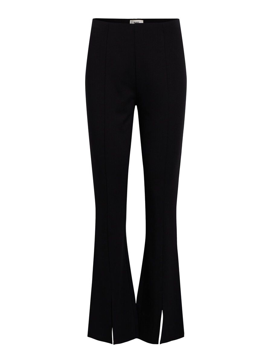 Object Collectors Item HIGH WAISTED FLARED TROUSERS, Black, highres - 23043929_Black_001.jpg