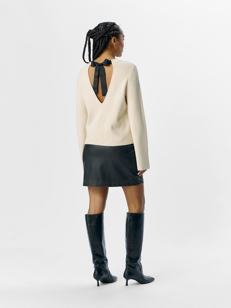 OBJECT SCHLEIFENVERZIERTER STRICKPULLOVER, Sandshell, highres - 23046161_Sandshell_1171881_004.jpg