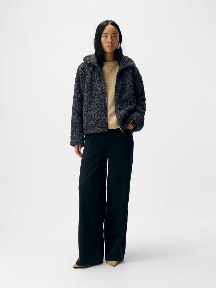 Carousel image - TEDDY JACKET, Dark Grey Melange | 4