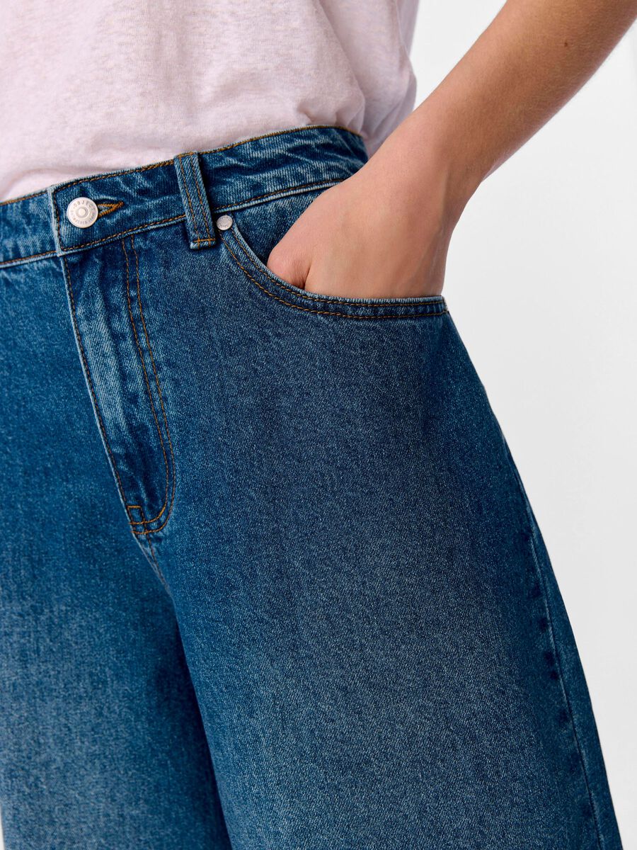 Carousel image - DENIM BERMUDA SHORTS, Medium Blue Denim | 5