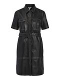 Object Collectors Item AVEC CEINTURE ROBE EN CUIR, Black, highres - 23040285_Black_001.jpg