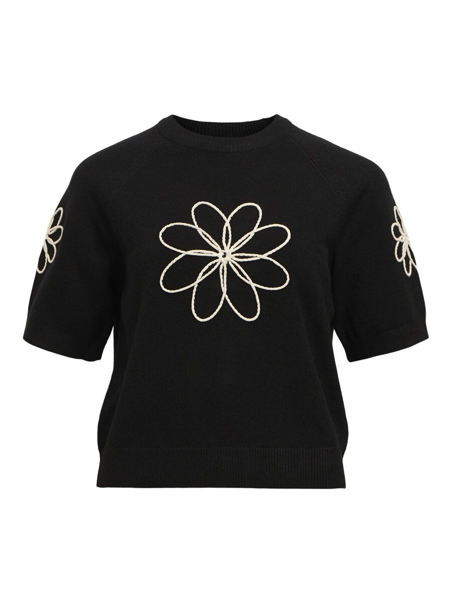 OBJECT KURZARM PULLOVER, Black, highres - 23046234_Black_1175398_001.jpg