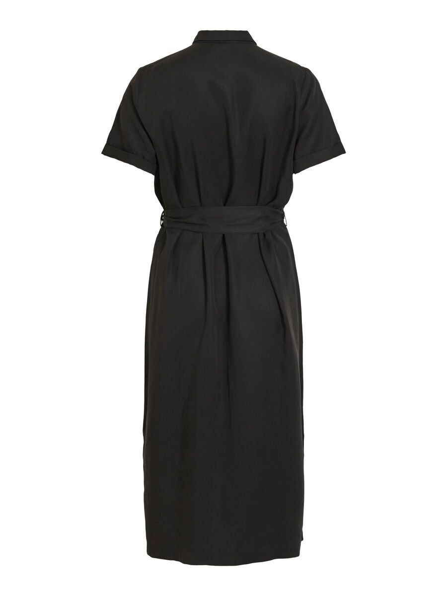 Object Collectors Item MIDI LENGTH SHIRT DRESS, Black, highres - 23031015_Black_002.jpg