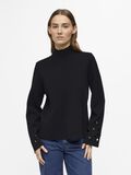 Object Collectors Item HIGH NECK KNITTED PULLOVER, Black, highres - 23043789_Black_003.jpg