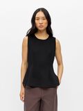 Product image thumbnail - PANELSYDD PEPLUM TOPP, Black | 2