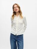 Product image thumbnail - BRODERIE ANGLAISE CHEMISE, Cloud Dancer | 2
