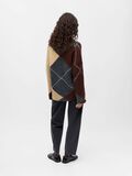 Product image thumbnail - ARGYLE PULLOVER, Dark Grey Melange | 3