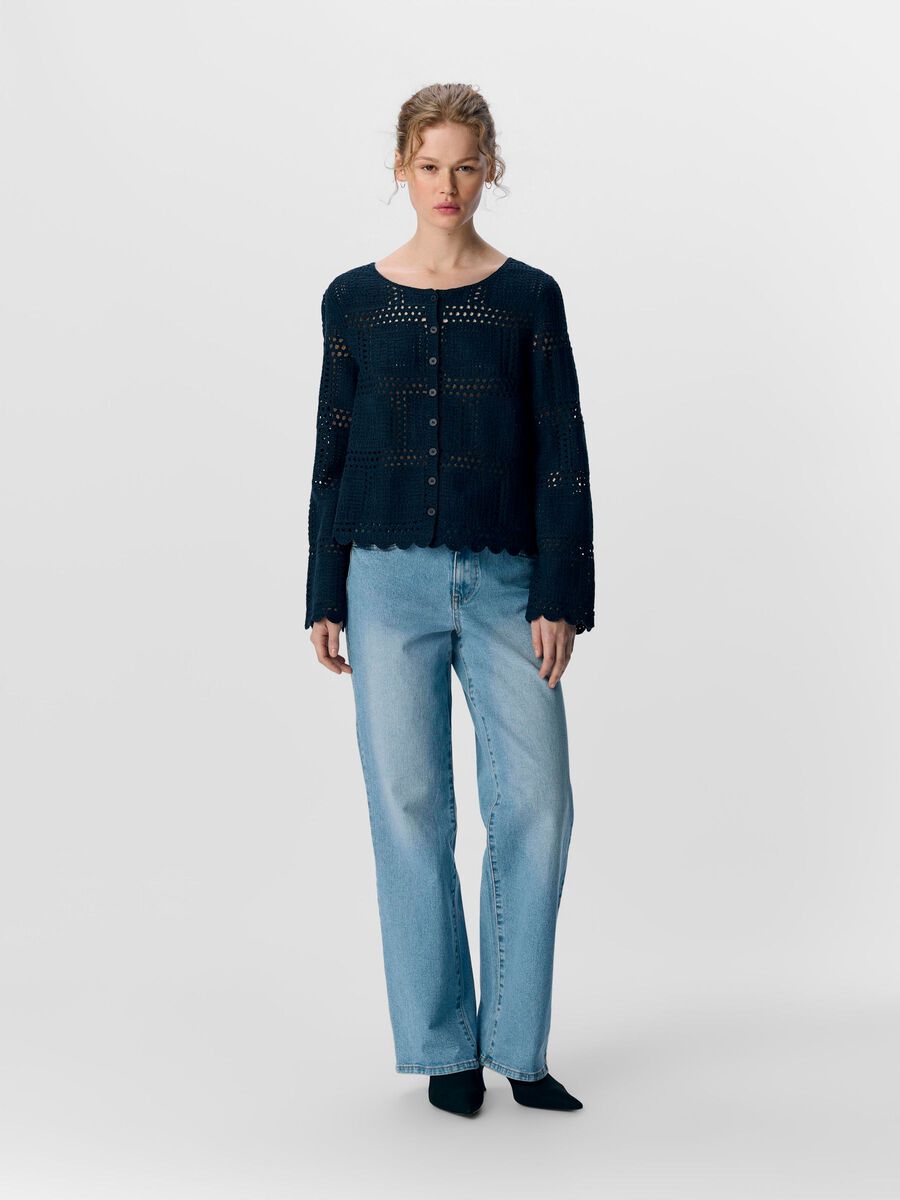 Carousel image - KNITTED CARDIGAN, Sky Captain | 4