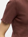 Product image thumbnail - RONDE HALS TOP, Seal Brown | 5