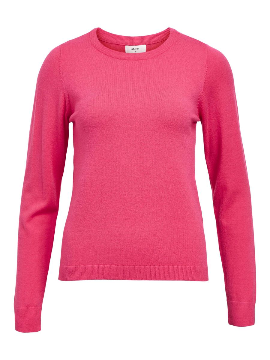 OBJECT OBJTHESS STRIKKET PULLOVER, Raspberry Sorbet, highres - 23034469_RaspberrySorbet_1164206_001.jpg