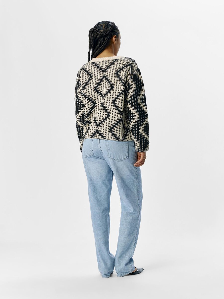 OBJECT DETAILED KNITTED PULLOVER, Sandshell, highres - 23046053_Sandshell_1168079_004.jpg