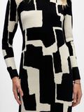 Product image thumbnail - OBJRAY KNITTED DRESS, Black | 5
