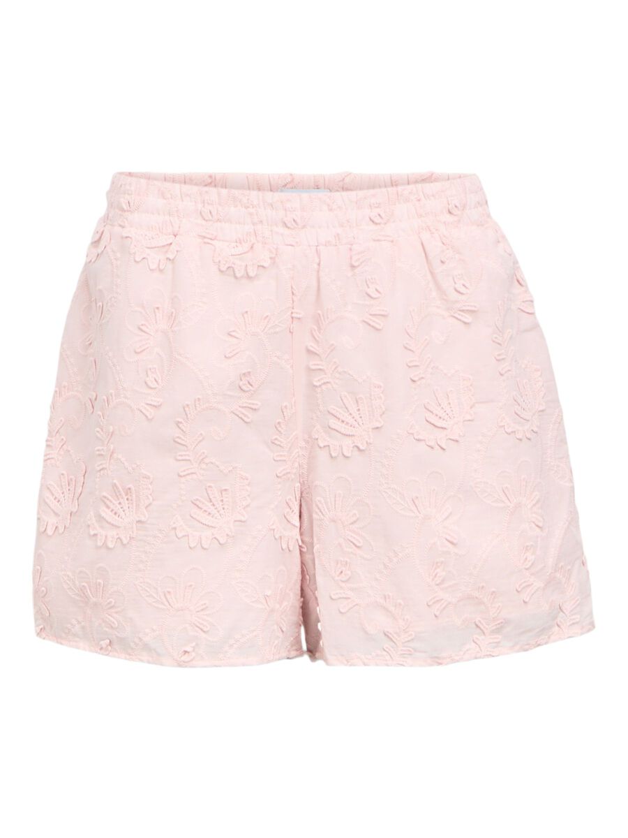 Product carousel image - EMBROIDERED SHORTS, Pale Lilac | 2