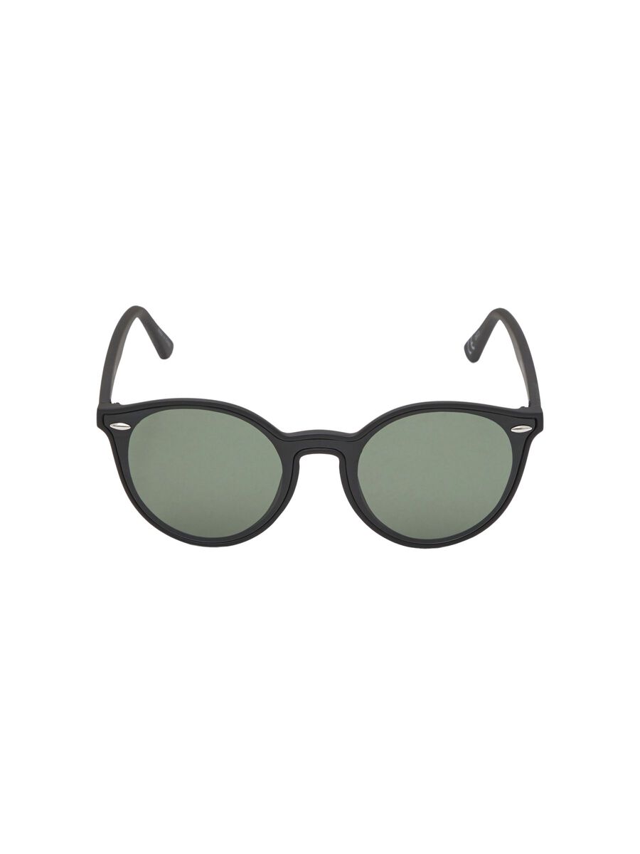 OBJECT ROUND SHAPE SUNGLASSES, Black, highres - 23032044_Black_001.jpg
