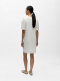 Product image thumbnail - STRUKTURIERTES V-AUSSCHNITT MIDIKLEID, Cloud Dancer | 3