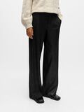 Product image thumbnail - OBJLISA WIDE-LEG TROUSERS, Black | 2